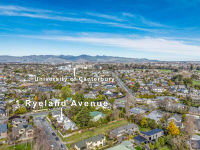 1 Ryeland Avenue, Ilam, Christchurch,   8041 New Zealand